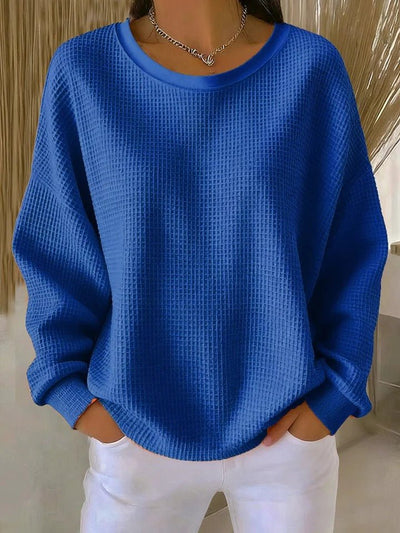 Sophie | Damen Oversized Strukturstrick Pullover