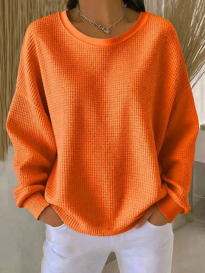 Sophie | Damen Oversized Strukturstrick Pullover