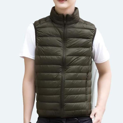 Mia | Damen Puffer Vest leichte gesteppte Steppweste mit Reißverschluss