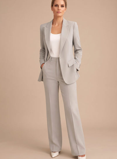 Elisabeth | Damen Schlaghosen-Blazer-Anzug elegant zweiteiler