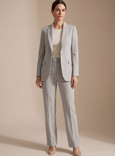 Elisabeth | Damen Schlaghosen-Blazer-Anzug elegant zweiteiler