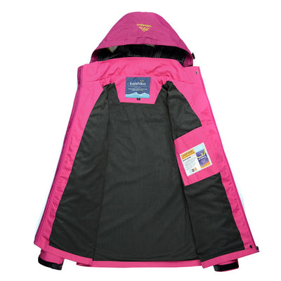 Hannah | Damen Steppjacke wasserdichte Outdoor-Kapuzenjacke leicht