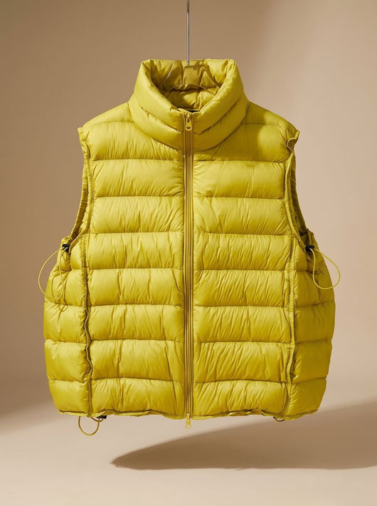 Annika | Damen Steppweste Bodywarmer mit Zweiwege-Reißverschluss Stehkragen