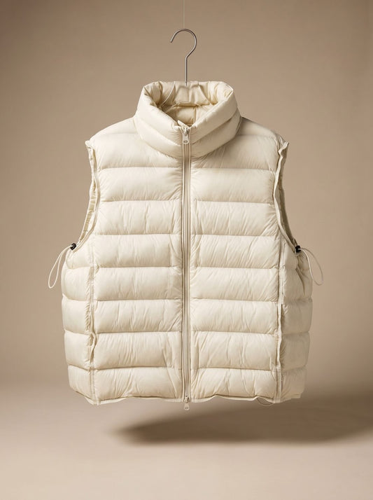 Annika | Damen Steppweste Bodywarmer mit Zweiwege-Reißverschluss Stehkragen