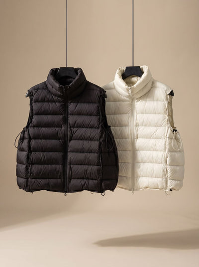 Annika | Damen Steppweste Bodywarmer mit Zweiwege-Reißverschluss Stehkragen