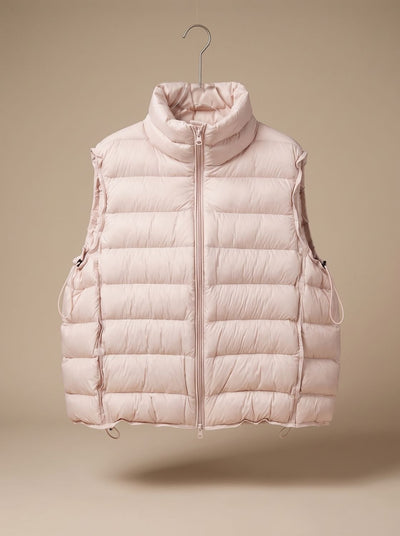 Annika | Damen Steppweste Bodywarmer mit Zweiwege-Reißverschluss Stehkragen