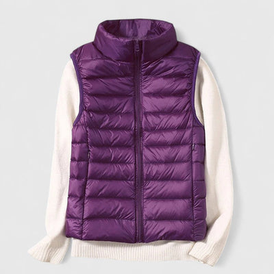 Mia | Damen Steppweste leichte Puffer Vest Women Übergangsjacke