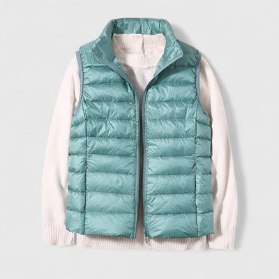 Mia | Damen Steppweste leichte Puffer Vest Women Übergangsjacke