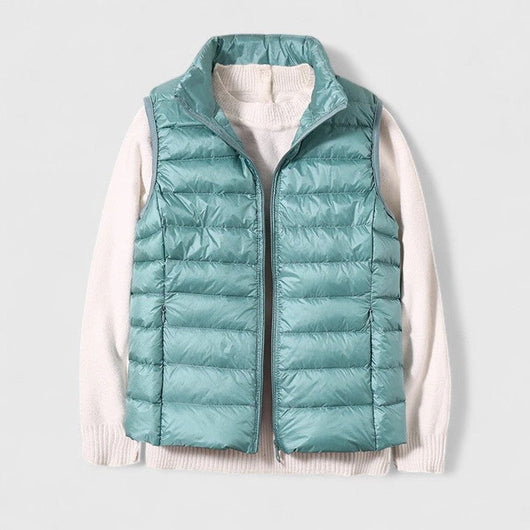 Mia | Damen Steppweste leichte Puffer Vest Women Übergangsjacke