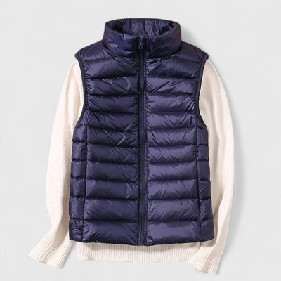 Mia | Damen Steppweste leichte Puffer Vest Women Übergangsjacke