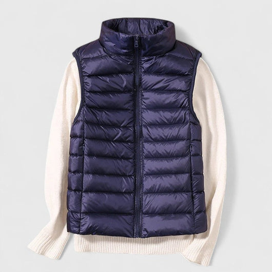 Mia | Damen Steppweste leichte Puffer Vest Women Übergangsjacke