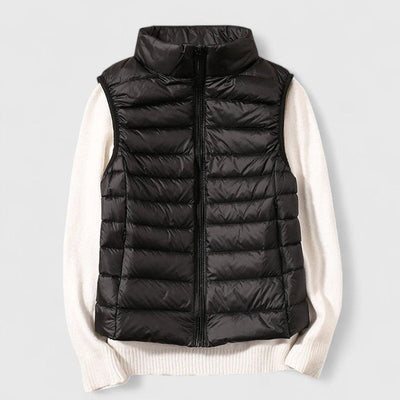 Mia | Damen Steppweste leichte Puffer Vest Women Übergangsjacke