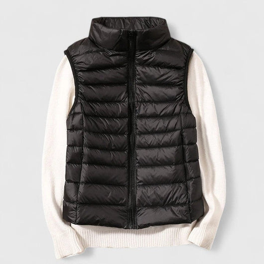 Mia | Damen Steppweste leichte Puffer Vest Women Übergangsjacke
