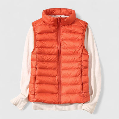 Mia | Damen Steppweste leichte Puffer Vest Women Übergangsjacke