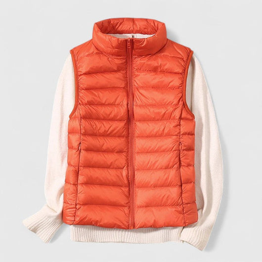 Mia | Damen Steppweste leichte Puffer Vest Women Übergangsjacke