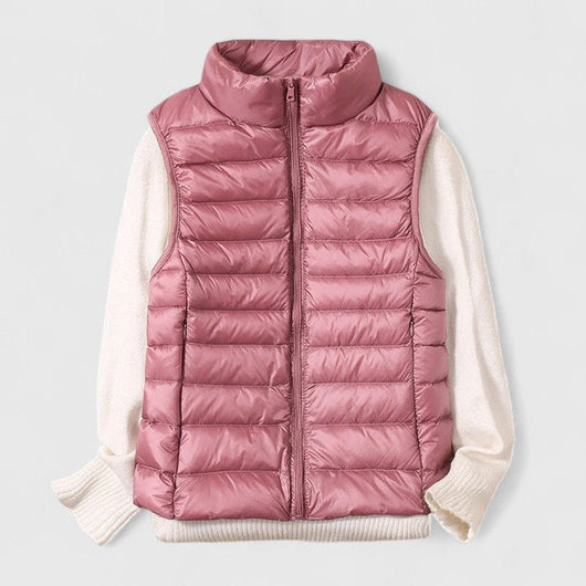 Mia | Damen Steppweste leichte Puffer Vest Women Übergangsjacke