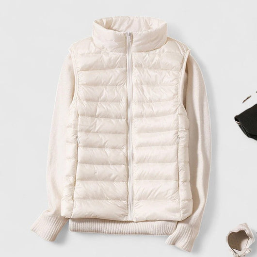 Mia | Damen Steppweste leichte Puffer Vest Women Übergangsjacke