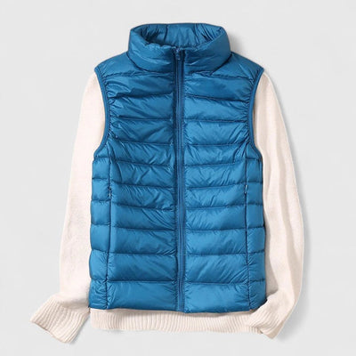 Mia | Damen Steppweste leichte Puffer Vest Women Übergangsjacke