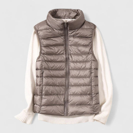 Mia | Damen Steppweste leichte Puffer Vest Women Übergangsjacke