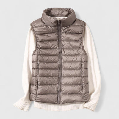 Mia | Damen Steppweste leichte Puffer Vest Women Übergangsjacke