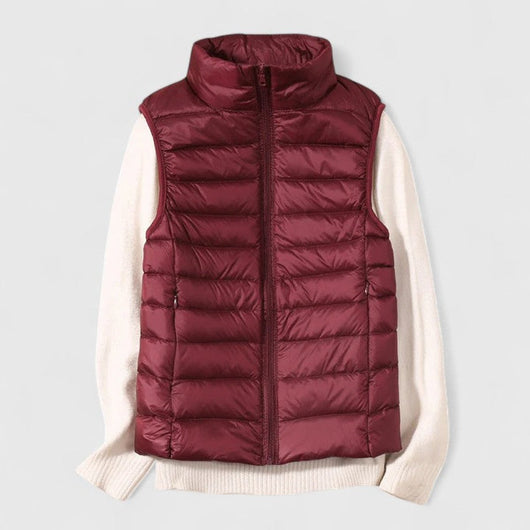 Mia | Damen Steppweste leichte Puffer Vest Women Übergangsjacke
