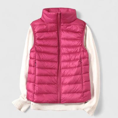 Mia | Damen Steppweste leichte Puffer Vest Women Übergangsjacke