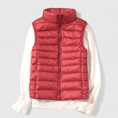 Mia | Damen Steppweste leichte Puffer Vest Women Übergangsjacke
