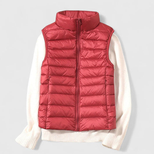 Mia | Damen Steppweste leichte Puffer Vest Women Übergangsjacke