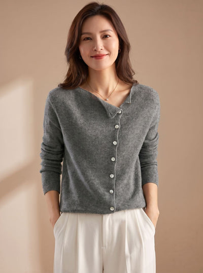 Marie | Damen Strickpullover Warm Gemütlich Klassisch