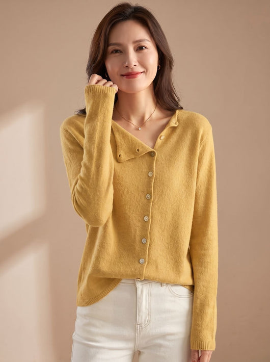 Marie | Damen Strickpullover Warm Gemütlich Klassisch