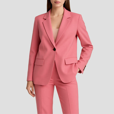 Luisa | Damen Tailliertes Two-Piece Blazer Hosenanzug Set