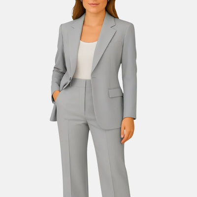 Luisa | Damen Tailliertes Two-Piece Blazer Hosenanzug Set