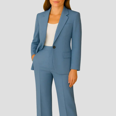 Luisa | Damen Tailliertes Two-Piece Blazer Hosenanzug Set