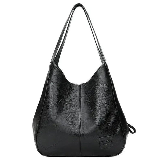 Lena | Damen Vintage Leder Schultertasche Hobo-Stil geräumig