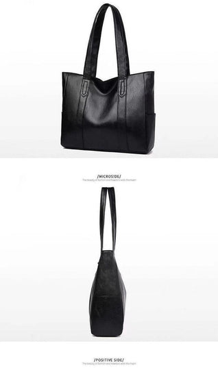 Elisabeth | Damen Vintage Leder Tote Bag Große Kapazität Klassische Schultertasche