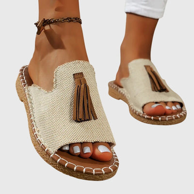 Lorraine Bequeme Flache Sandalen