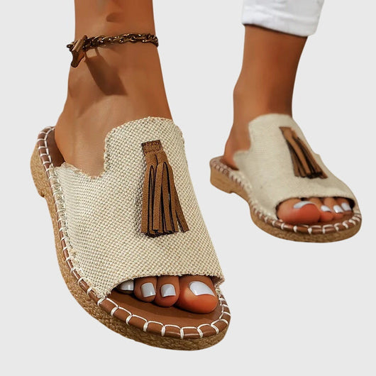 Lorraine Bequeme Flache Sandalen