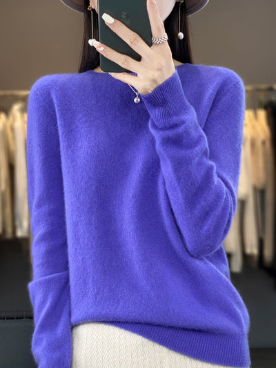Kirsten | Damen Klassischer Strickpullover mit Langarm