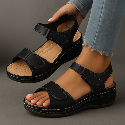 Nina Sandalen mit Keilabsatz