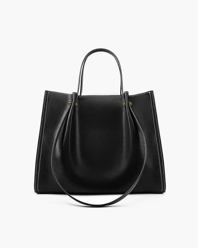 Marie | Elegante Vegane Leder Tote Bag Minimalistische Schultertasche