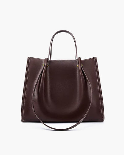 Marie | Elegante Vegane Leder Tote Bag Minimalistische Schultertasche