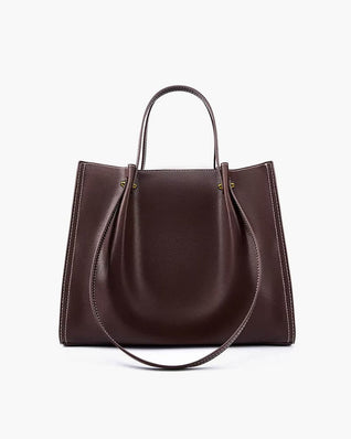 Marie | Elegante Vegane Leder Tote Bag Minimalistische Schultertasche