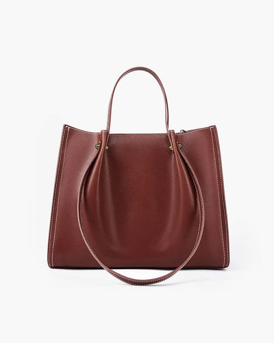 Marie | Elegante Vegane Leder Tote Bag Minimalistische Schultertasche