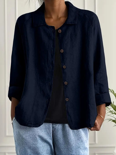 Hanna | Damen Casual Leichte Jacke Mit Knopfleiste