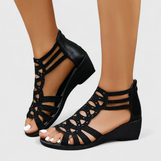 Mindy Bequeme Flache Sandalen
