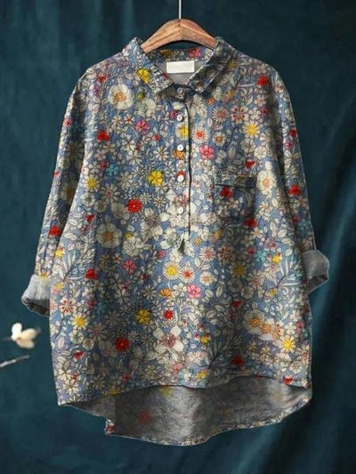 Monette Blumen-Bluse