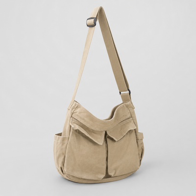 Gadsby Canvas Crossbody in beige