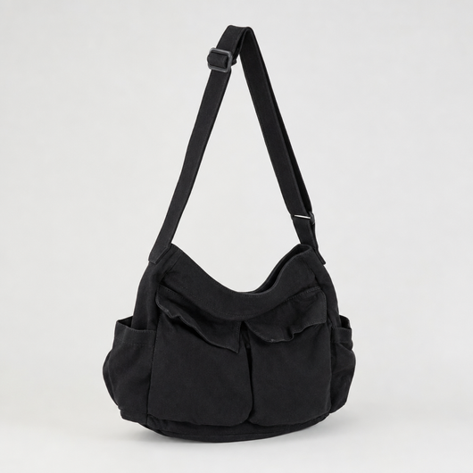 Gadsby Canvas Crossbody in black