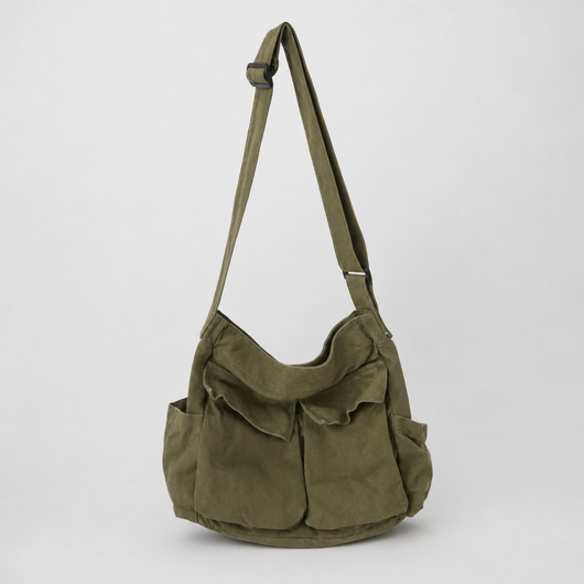 Gadsby Canvas Crossbody in olive