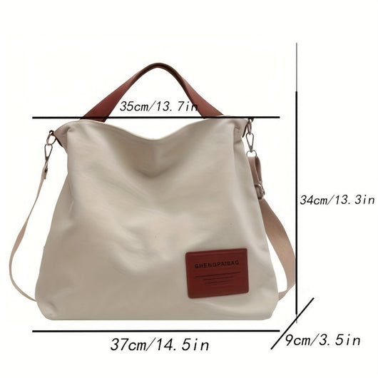 Amelie | Geräumige Canvas Tote Bag mit verstellbarem Schulterriemen